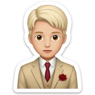 67 brainrot as a fancy person sticker