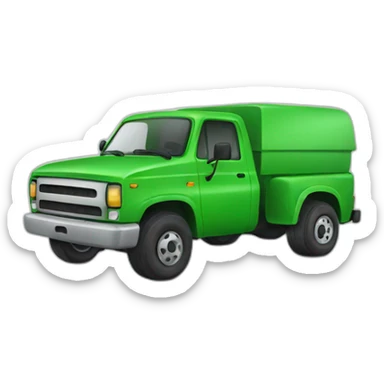 Mobil green  sticker