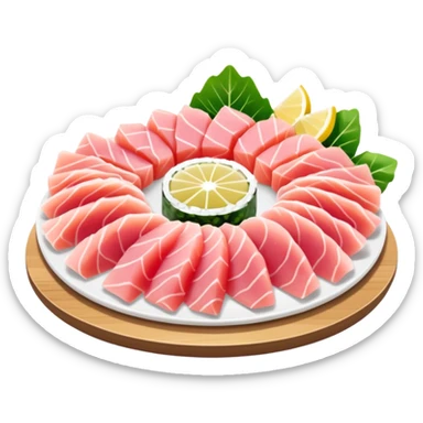 light pink sashimi  sticker