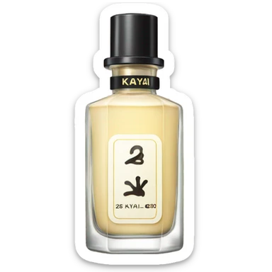 Kayali vanilla 28 perfume sticker
