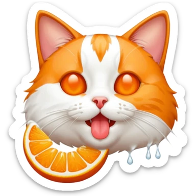 lick cat sticker