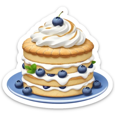 blueberry shortcake sticker