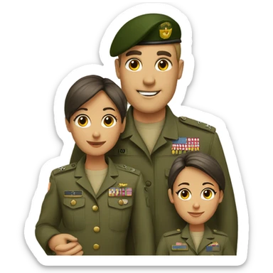  A family inthe army sticker