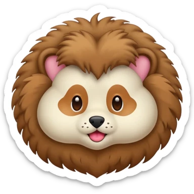 coeur fourrure sticker