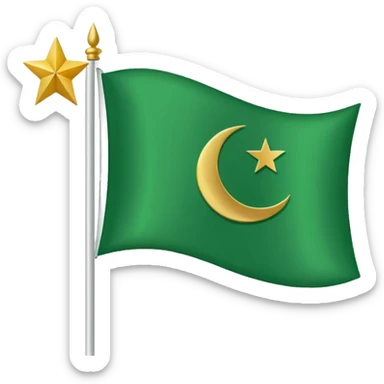 Pti flag  sticker