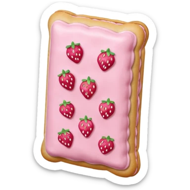 strawberry pop-tart sticker