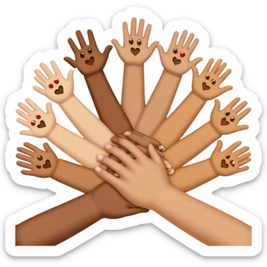 replace the ice cream with the numbers 6 and 7 holding his hands doing this emoji 🫴 and the left is the same emoji but flipped sideways then make the emojis 6️⃣7️⃣ go in each so six gos in the left hand and seven goes in the right hand sticker