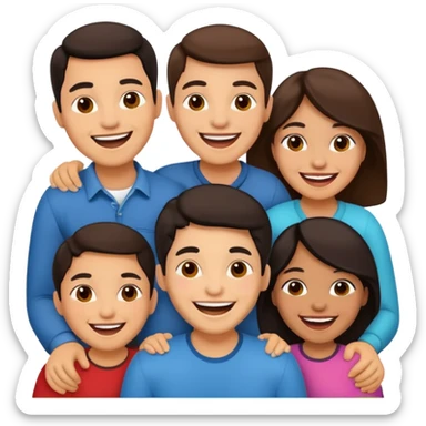 many Latino people sticker