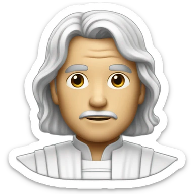 Master skywalker, there’s too many of them, what are we going to do? sticker