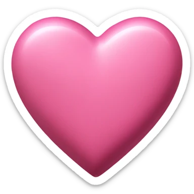 pink heart chocolate sticker