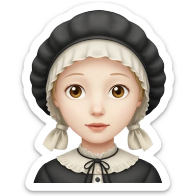 Witheret bonie sticker