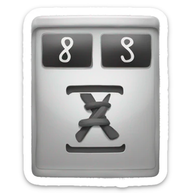 Draw a scale with blinking text 99.8kg sticker
