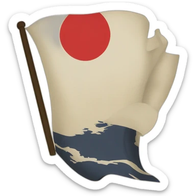 empire of Japan, flag sticker