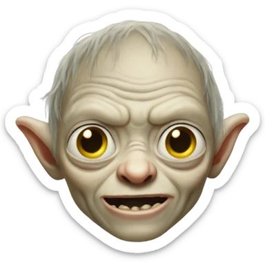Gollum musk sticker