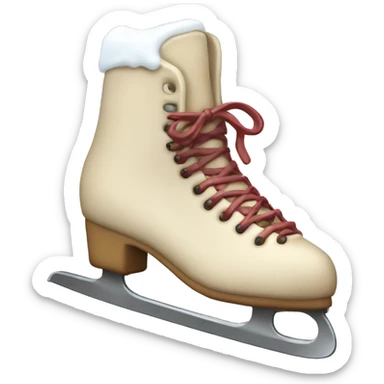 Christmas Cookie figure skates sticker