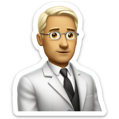 Thinking about martinis sticker