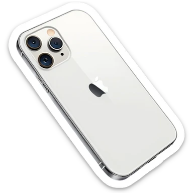 White iPhone 14 Pro sticker