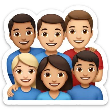 many Latino people sticker