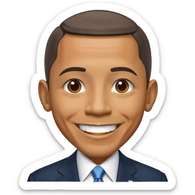 Barack Obama saying "Come on" sticker