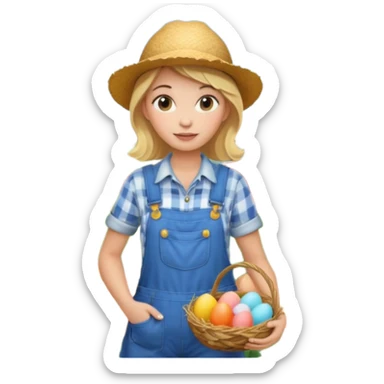 farmer Girl collect eggs



 sticker