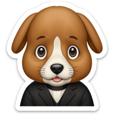 Pastor alemán cachorro sticker