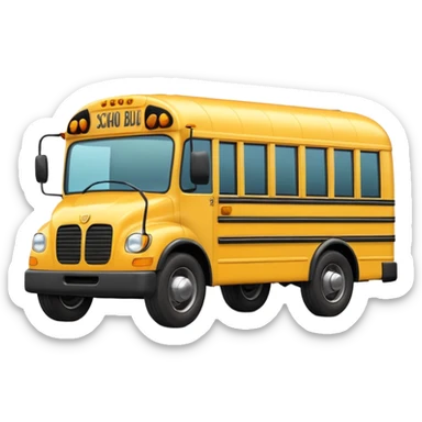 Make me an emoji of a small school us sticker