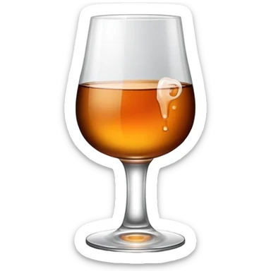 Mp5 shaped bourbon glass sticker