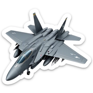 F-14 Tomcat - Grumman (Model Year: 2020) (stealth grey) sticker