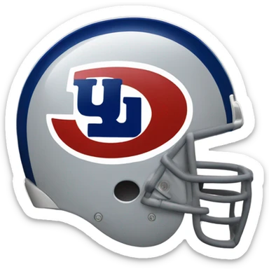 New York giants football team logo sticker