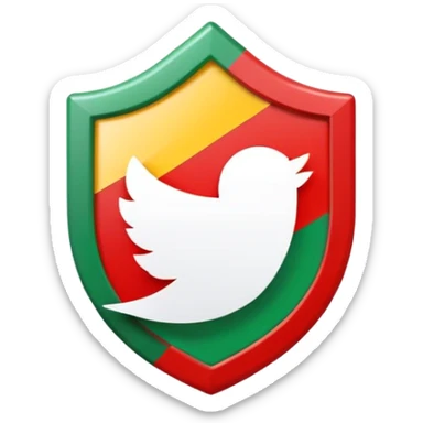 Badge shape like the normal verified badge (smooth edges, like Twitter style)
	•	Background with Kurdistan flag colors (red, white, green)
	•	Yellow checkmark in the middle
	•	No sun symbol — just clean and simple sticker