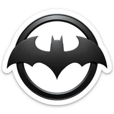 Batman sign sticker