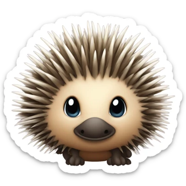 sweet but dumb echidna sticker