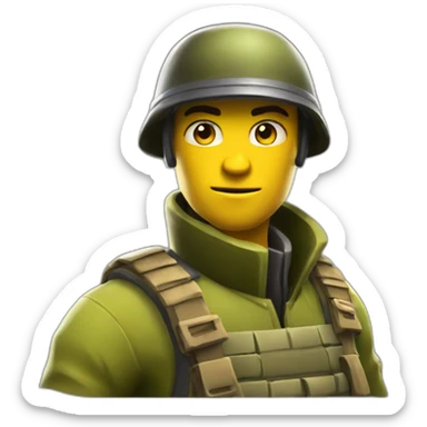 skin fornite soldat goule sticker