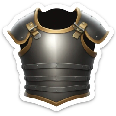 torso armor with keyhole sticker