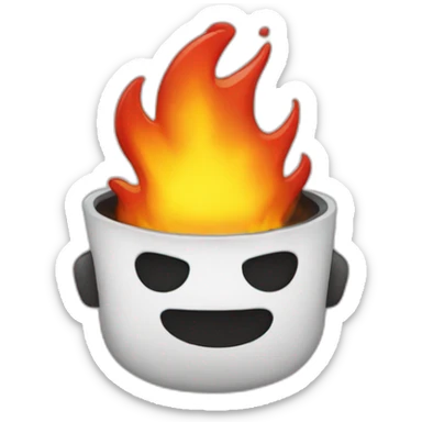 buzzy fire sticker