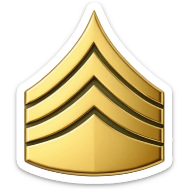 create me a emoji of chevron general like in american army sticker