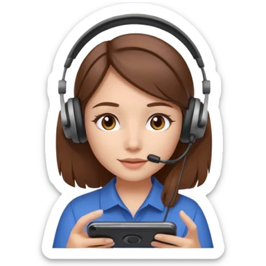 Brown-haired girl creating a video to post on instagram sticker