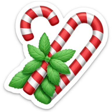 Candy Cane Mint in a Wrapper sticker