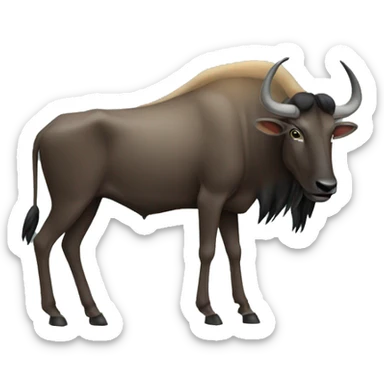 wildebeest sticker