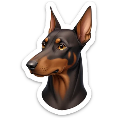 cinematic-noble-doberman-portrait-emoji,-poised-and-regal,-with-a-strong,-athletic-build-and-a-lustrous,-well-groomed-black and tan fur,-deep-set-soulful-brown-eyes,-simplified-yet-sharp-and-sophisticated-features,-highly-detailed, sticker