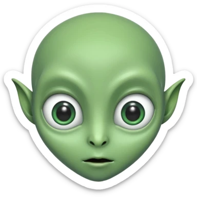 Echtes alien wie sie wirklich aussehen  sticker
