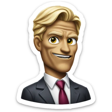 two face harvey dent sticker