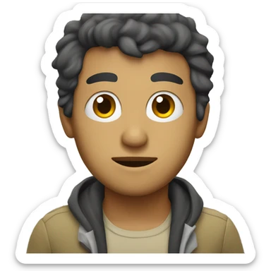 Persona dormida  sticker