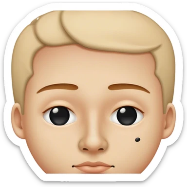 nose with blackhead strip sticker