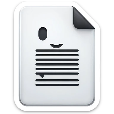 formato documento sticker