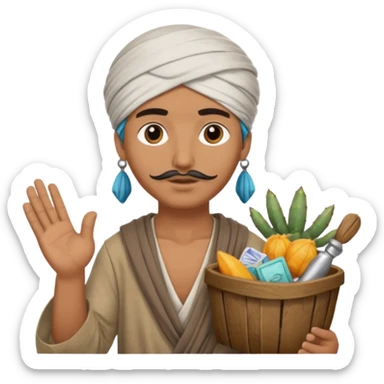 Desert Trader, with trading items sticker