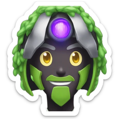 Zygarde but hes Nickeh30 saying his iconic catchphrase NEVER BACK DOWN NEVER WHAT? sticker