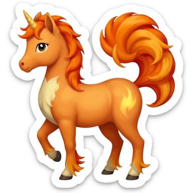 Ponyta no horn sticker