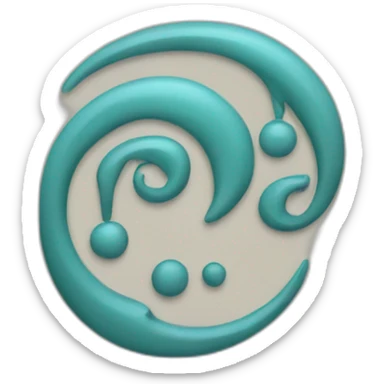 I want a symbol that indicates the writing of classical Arabic poetry sticker