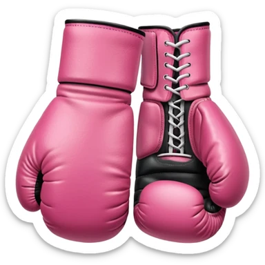 i want pink boxing gloves sticker